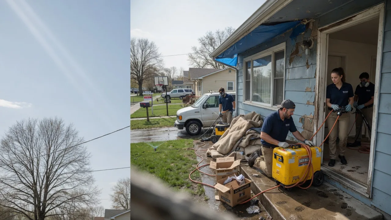 Basement Flood Cleanup in New Salem, ND near me
